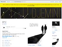 Tablet Screenshot of djemini.bandcamp.com