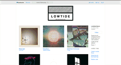 Desktop Screenshot of lowtide.bandcamp.com
