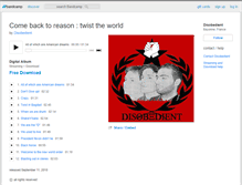 Tablet Screenshot of disobedient.bandcamp.com