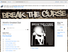 Tablet Screenshot of breakthecurse.bandcamp.com