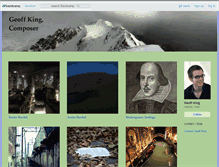 Tablet Screenshot of geoffking.bandcamp.com
