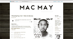 Desktop Screenshot of macmay.bandcamp.com