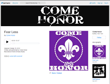 Tablet Screenshot of comehonor.bandcamp.com