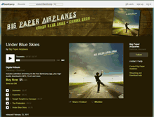 Tablet Screenshot of bigpaperairplanes.bandcamp.com