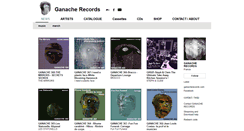 Desktop Screenshot of ganacherecords.bandcamp.com