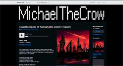 Desktop Screenshot of michaelthecrow.bandcamp.com