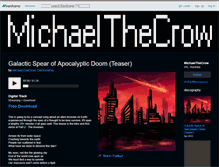 Tablet Screenshot of michaelthecrow.bandcamp.com