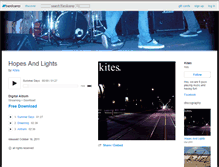 Tablet Screenshot of kitesofficial.bandcamp.com