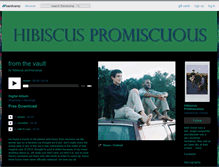 Tablet Screenshot of hibiscuspromiscuous.bandcamp.com
