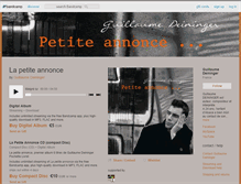 Tablet Screenshot of guillaume-deininger.bandcamp.com