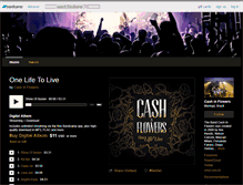 Tablet Screenshot of cashinflowers.bandcamp.com