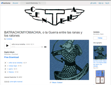 Tablet Screenshot of centelleando.bandcamp.com