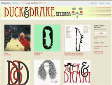 Tablet Screenshot of duckanddrakerecords.bandcamp.com