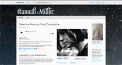 Desktop Screenshot of hannahmiller.bandcamp.com
