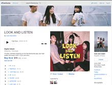 Tablet Screenshot of bandlookandlisten.bandcamp.com