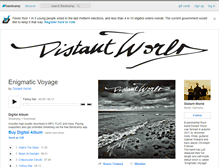 Tablet Screenshot of distantworld.bandcamp.com