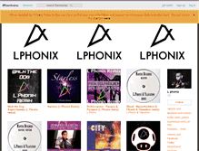 Tablet Screenshot of lphonix.bandcamp.com