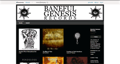 Desktop Screenshot of banefulgenesisrecords.bandcamp.com