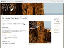 Tablet Screenshot of patrickbreen.bandcamp.com