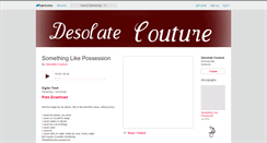 Desktop Screenshot of desolatecouture.bandcamp.com