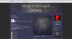 Desktop Screenshot of deepinthought.bandcamp.com