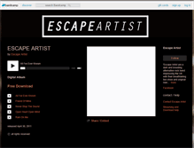 Tablet Screenshot of escapeartistuk.bandcamp.com