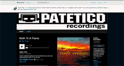 Desktop Screenshot of pateticorecordings.bandcamp.com