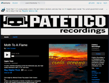 Tablet Screenshot of pateticorecordings.bandcamp.com