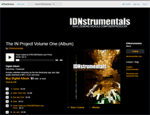 Tablet Screenshot of idnstrumentals-isaacdemondnichols.bandcamp.com