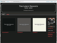 Tablet Screenshot of lowlyknights.bandcamp.com