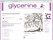 Tablet Screenshot of glycerine.bandcamp.com