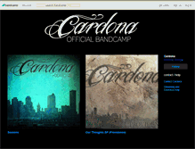 Tablet Screenshot of cardona.bandcamp.com