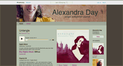 Desktop Screenshot of alexandraday.bandcamp.com