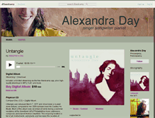 Tablet Screenshot of alexandraday.bandcamp.com