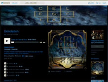 Tablet Screenshot of celestialmachine.bandcamp.com