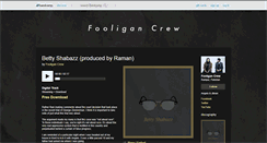 Desktop Screenshot of fooligancrew.bandcamp.com