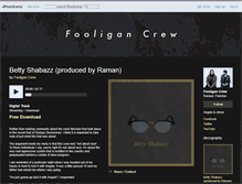 Tablet Screenshot of fooligancrew.bandcamp.com