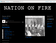 Tablet Screenshot of nationonfire.bandcamp.com