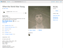 Tablet Screenshot of glenyoder.bandcamp.com