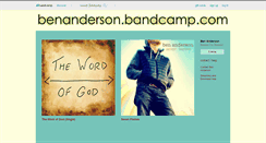 Desktop Screenshot of benanderson.bandcamp.com