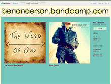 Tablet Screenshot of benanderson.bandcamp.com