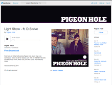 Tablet Screenshot of pigeonholemusic.bandcamp.com
