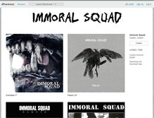 Tablet Screenshot of immoralsquadhardcore.bandcamp.com