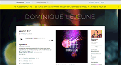 Desktop Screenshot of dominiquelejeune.bandcamp.com