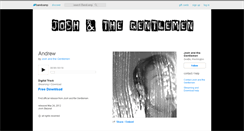 Desktop Screenshot of joshandthegentlemen.bandcamp.com