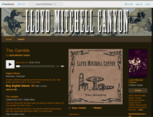 Tablet Screenshot of lloydmitchellcanyon.bandcamp.com