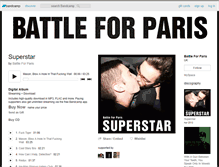 Tablet Screenshot of battleforparis.bandcamp.com