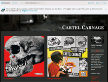 Tablet Screenshot of cartelcarnage.bandcamp.com