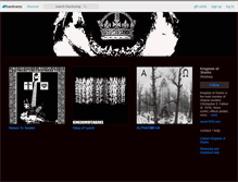 Tablet Screenshot of kingdomofsharks.bandcamp.com