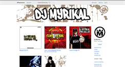 Desktop Screenshot of djmyrikal.bandcamp.com